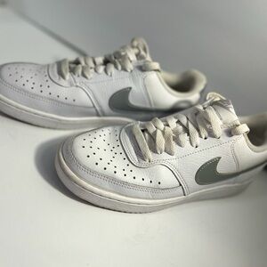 Women’s White and Gray Nikes